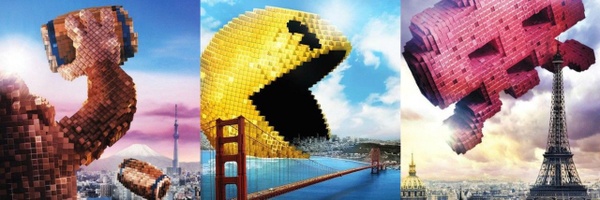 Pac-Man e il cattivo nel nuovo trailer di Pixels!