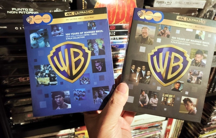 Cofanetti 100 anni di Warner Bros in 4K Ultra High Definition