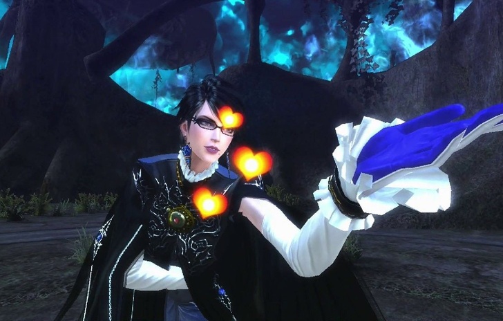 Bayonetta salta e spara su Browser