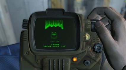 Giocare DOOM sul PipBoy di Fallout 4 (con un MOD)