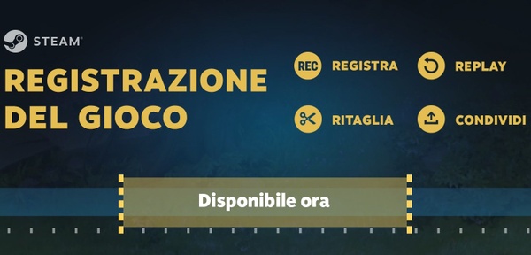 Steam ha una nuova funzione: ora registra le sessioni di gioco