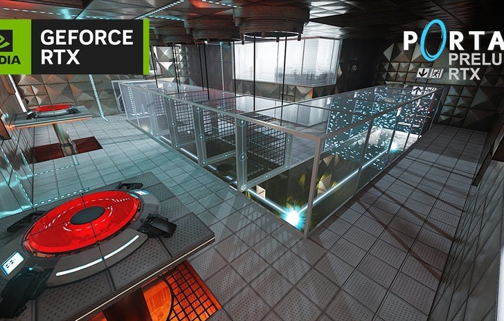 Portal Prelude RTX la mod ricreata da Nvidia