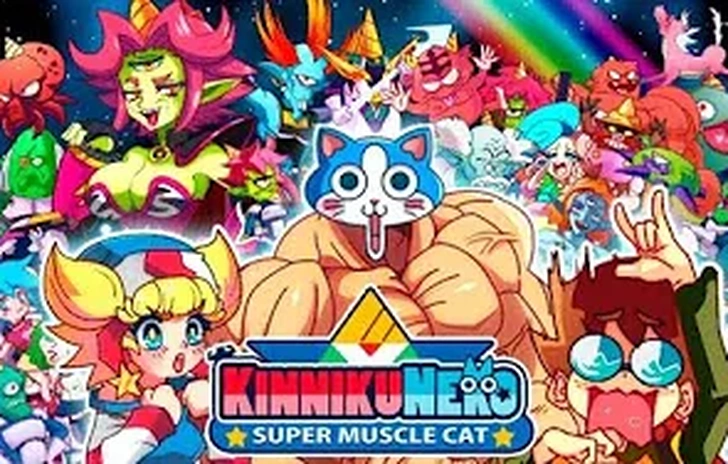 KinnikuNeko SUPER MUSCLE CAT gatti muscolosi in arrivo su console