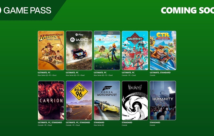 Xbox Game Pass la prima ondata di dicembre con Indiana Jones