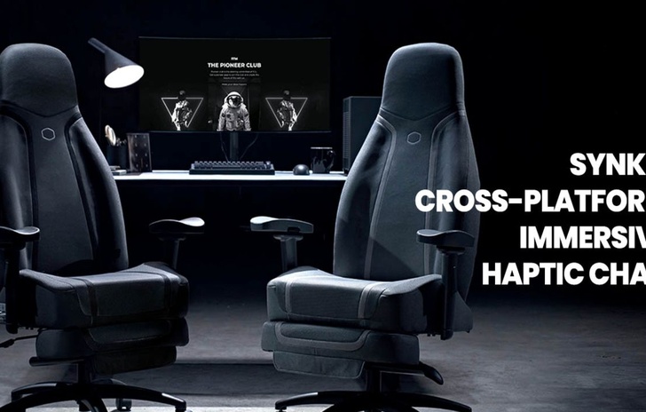 Cooler Master Synk X Immersive Haptic  Nuova poltrona gaming