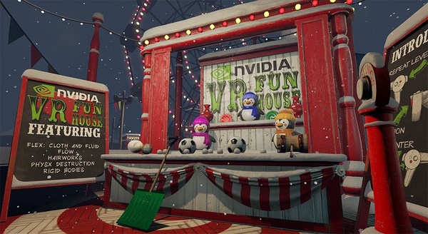 Diverse novita arrivano su VR Funhouse di NVIDIA