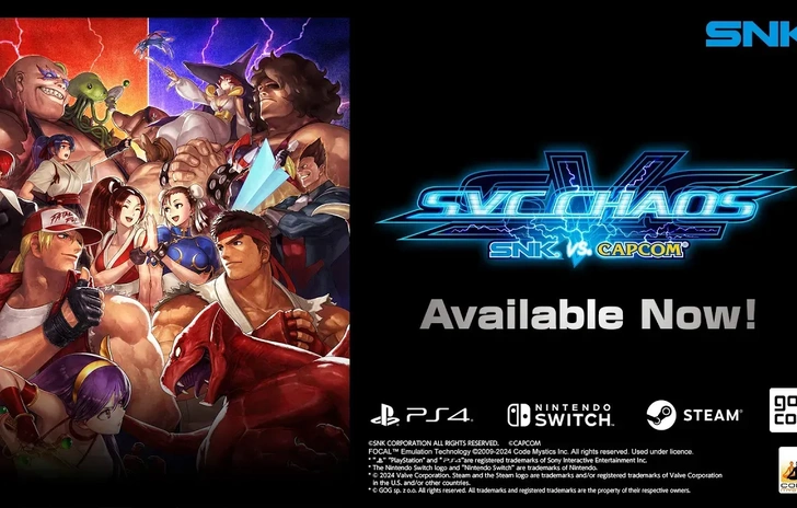 SNK vs Capcom SVC Chaos è tornato il trailer di lancio