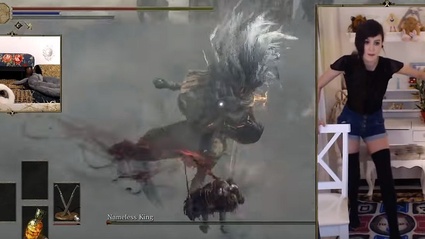 Il piu difficile boss di Dark Souls 3 sconfitto con un dance pad