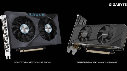 Gigabyte ha presentato le schede grafiche GeForce RTX 3050 6G