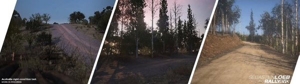 Sebastien Loeb Rally Evo svela le condizioni di luce