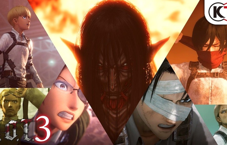 AOT 3 il trailer gameplay del gioco di Attack on Titan