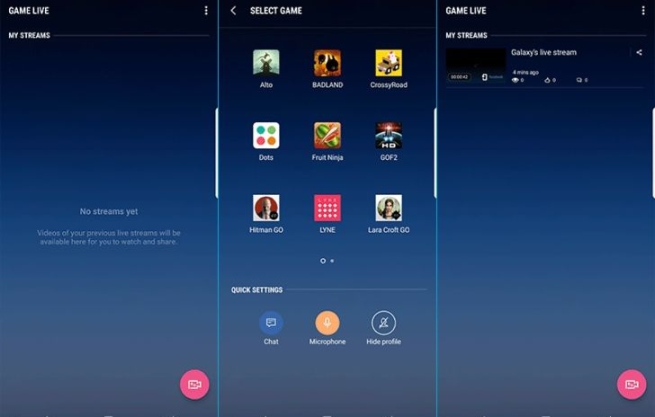 Samsung manda live i vostri gameplay su smartphone