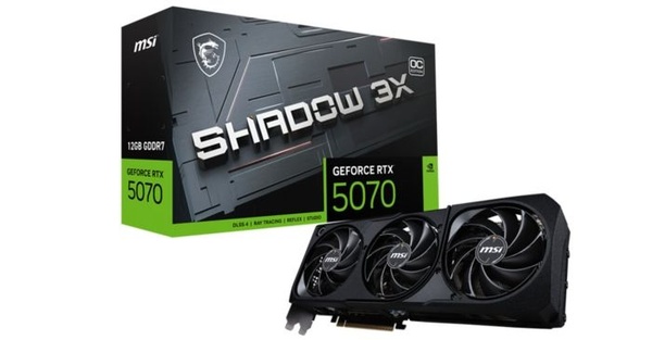 MSI e le GPU personalizzate per NVIDIA GeForce RTX 5070