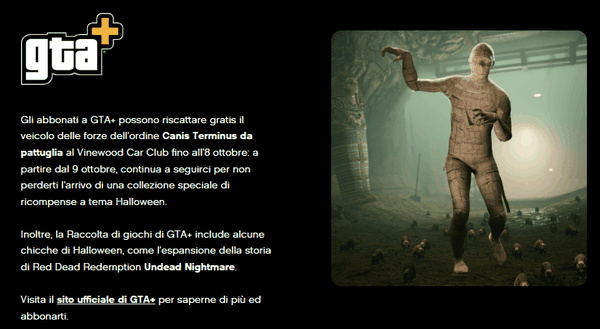 GTA Online festeggia Halloween e torna a Los Santos