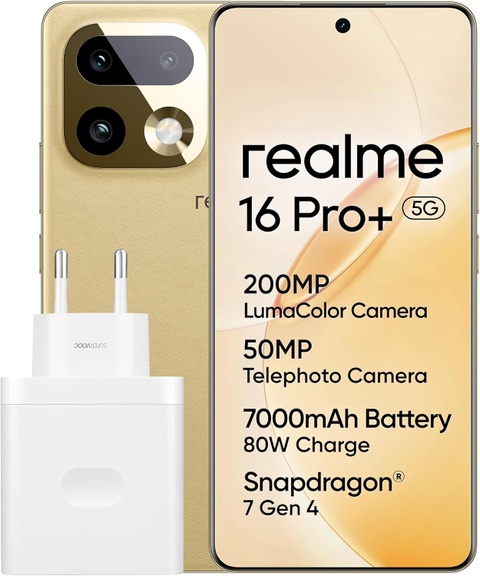 Realme 16 Pro+ (12 + 512GB) + charger
