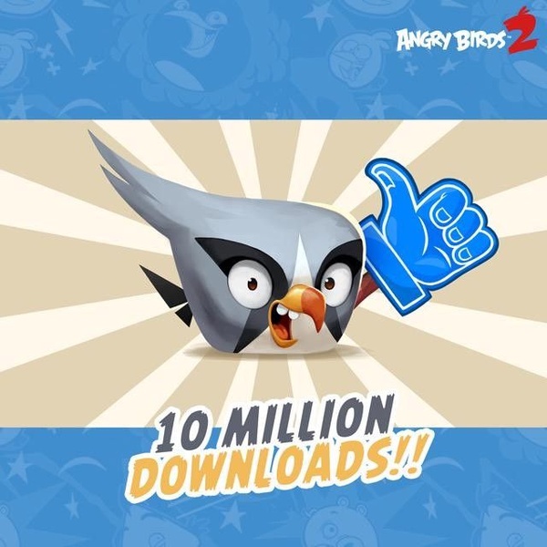 Gia piu di 10 Milioni di Angry Birds 2 nel mondo