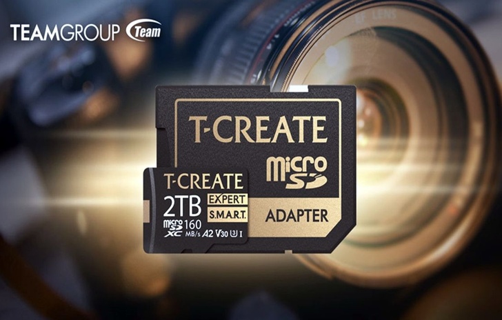 Teamgroup microSD TCreate Expert SMART da 2000 Gigabyte