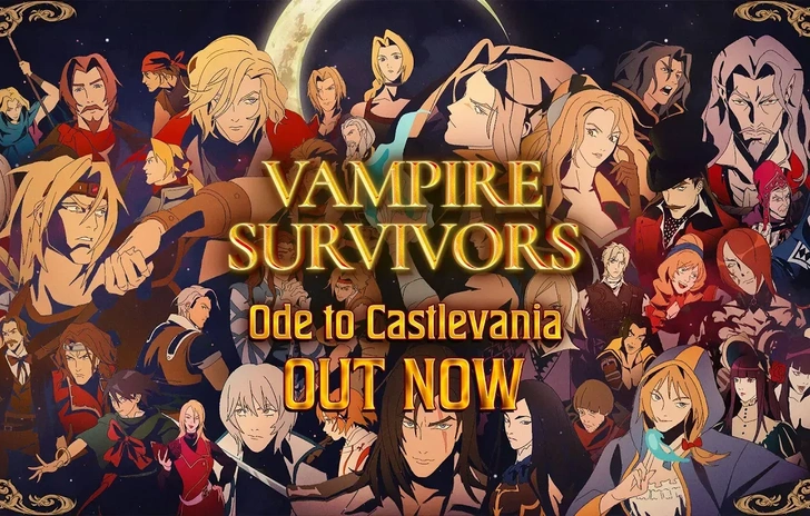 Vampire Survivors Ode to Castlevania il trailer di lancio