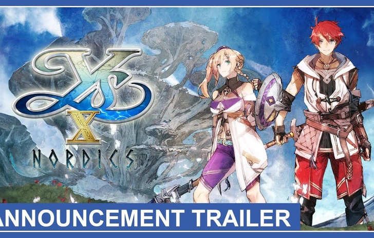 Ys X Nordics  Il trailer di annuncio della versione in inglese