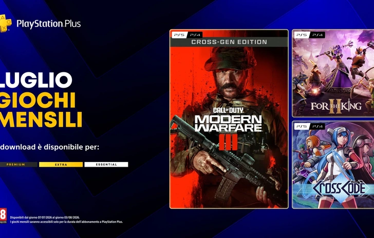 PlayStation Plus i giochi di luglio con Modern Warfare III