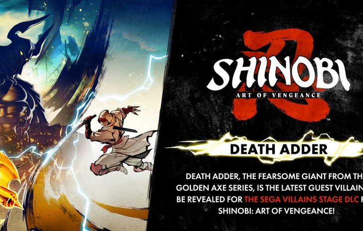 SHINOBI Art of Vengeance DLC announced with Death Adder from Golden Axe