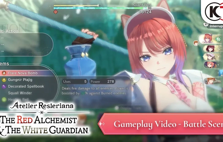 Atelier Resleriana shows us a battle 15 days before release