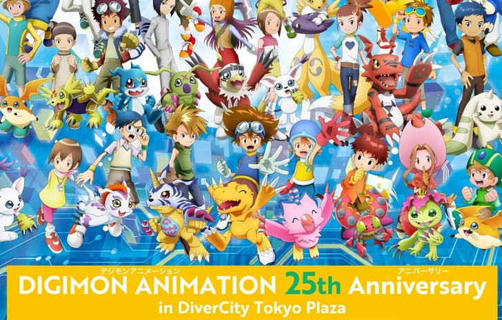 Digimon Festeggia i 25 Anni a Tokyo