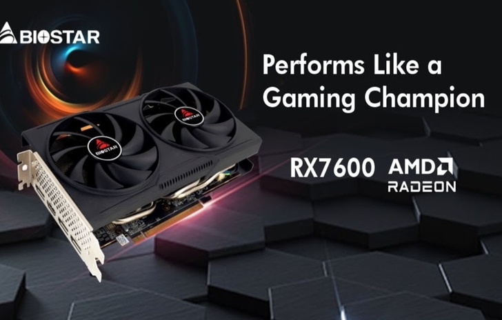 AMD Radeon RX 7600 Scheda grafica gaming da Biostar