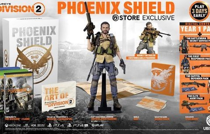 Ubisoft illustra ledizione Phoenix Shield di The Division 2