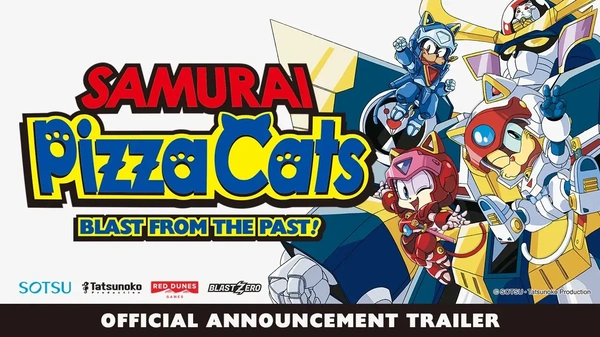 Samurai Pizza Cats: il trailer di annuncio del gioco tratto dall'anime
