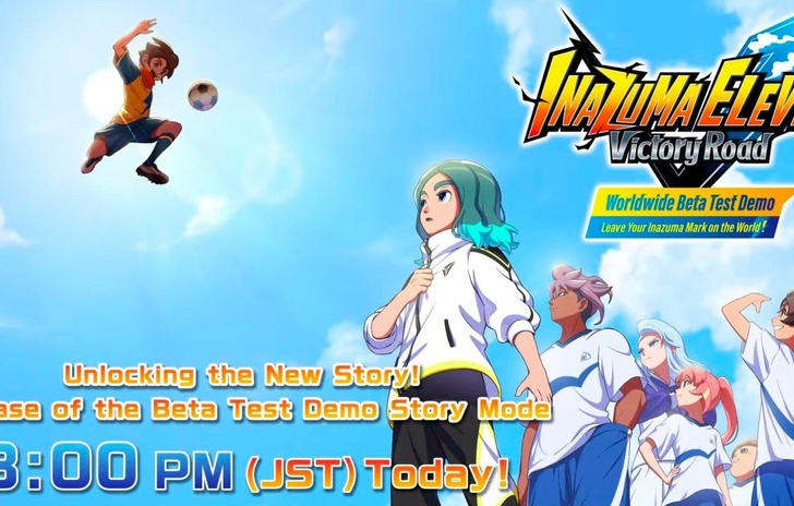 Inazuma Eleven Victory Road la beta si aggiorna con la modalità Storia