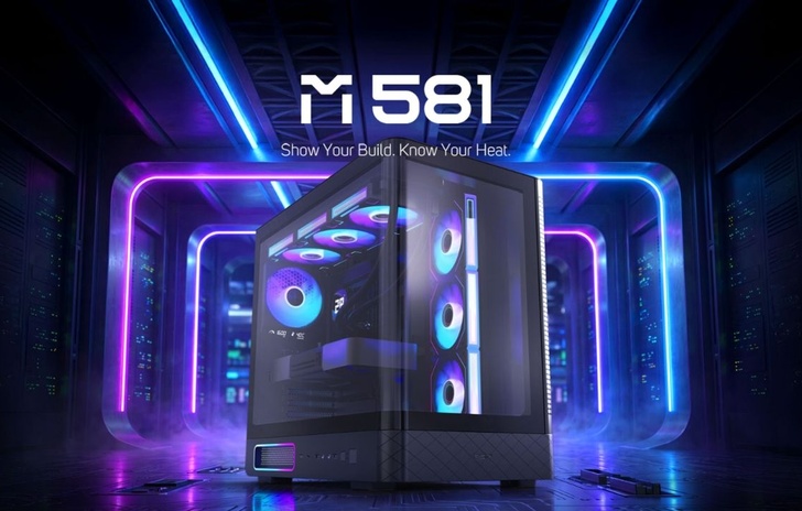 FSP M581  Gaming Case with Curved Glass and Smart Cooling