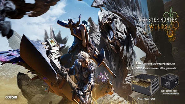 MSI - Nuove PSU e il bundle Monster Hunter Wilds