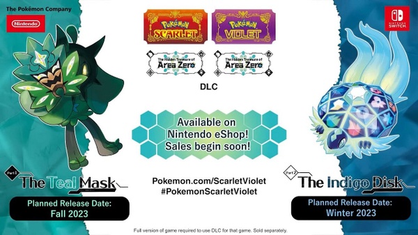 Pokemon Scarlatto e Violetto, annunciato il DLC