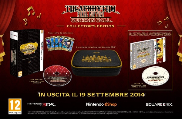 Data Italiana per Theatrhythm Final Fantasy: Curtain Call
