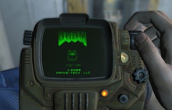 Giocare DOOM sul PipBoy di Fallout 4 (con un MOD)