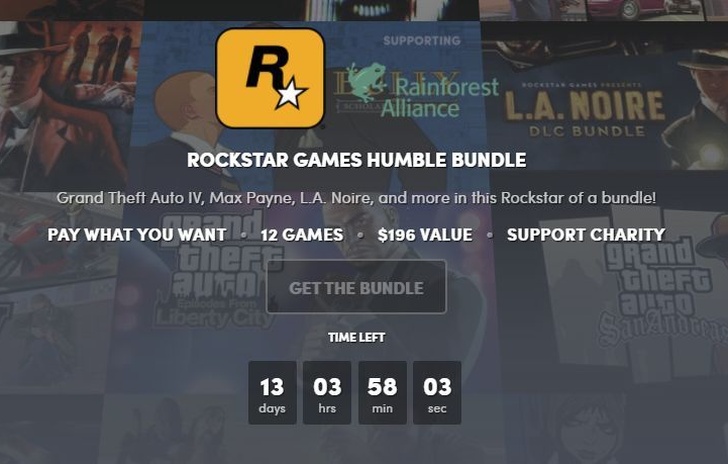 Il nuovo Humble Bundle è dedicato a Rockstar