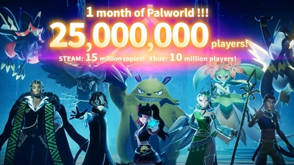 Palworld a 15 milioni di copie vendute su Steam, 10 milioni di giocatori su Xbox