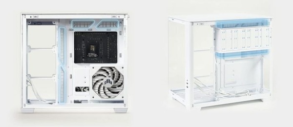ASUS A32 PLUS V2 - Il case dual chamber mostra tutto l