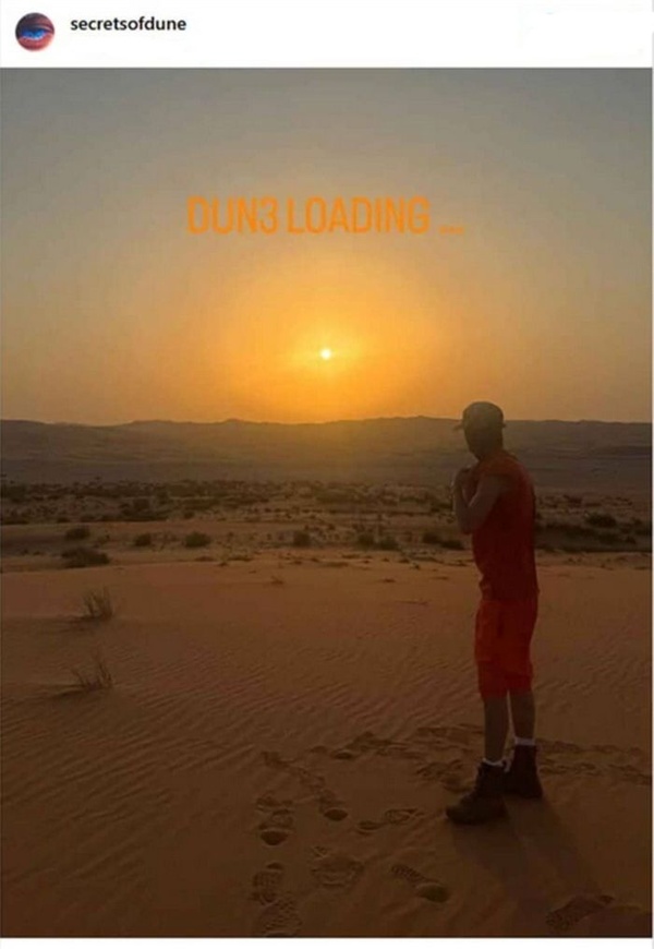 Dune 3 - Prima immagine di Timothée Chalamet sul set