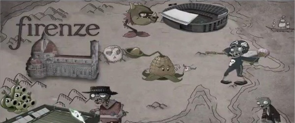 Una coppia di zombie invade la citta di Firenze