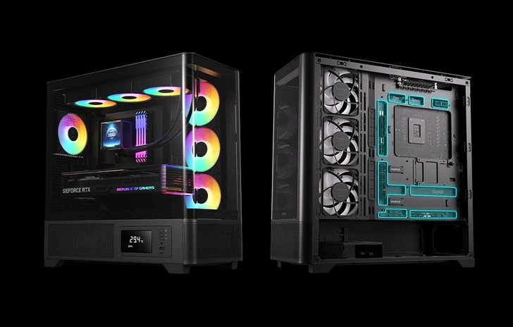 Gamdias Case panoramico ATLAS P2 CG per il gaming