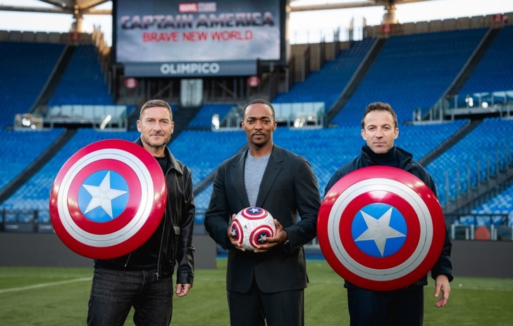 Captain America Brave New World Anthony Mackie e i due capitani
