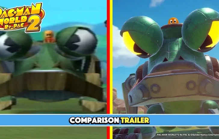 PACMAN World 2 RePAC fa un confronto con loriginale
