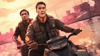 GTA 6 conquista anche la Juventus, calciatori nello stile di Vice City