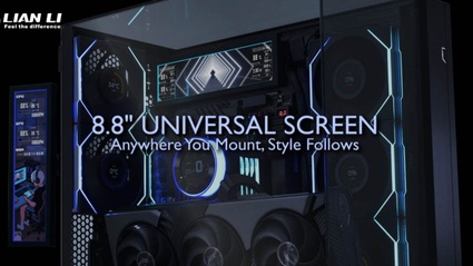 Lian Li - Schermo universale 8,8" tra stile e informazione