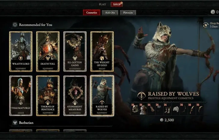Diablo IV Battle Pass i set Cosmetici vanno su tutte le Classi
