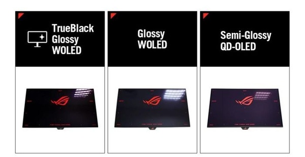 Asus – Monitor gaming 4K WOLED con pellicola TrueBlack Gloss