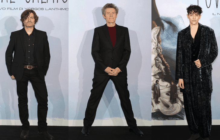 Povere Creature red carpet da favola per lanteprima in Fondazione Prada con Willem Dafoe
