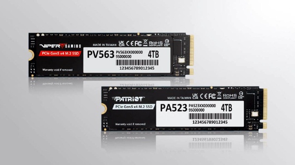 Patriot Memory PCIe Gen5 - Nuovi SSD Viper